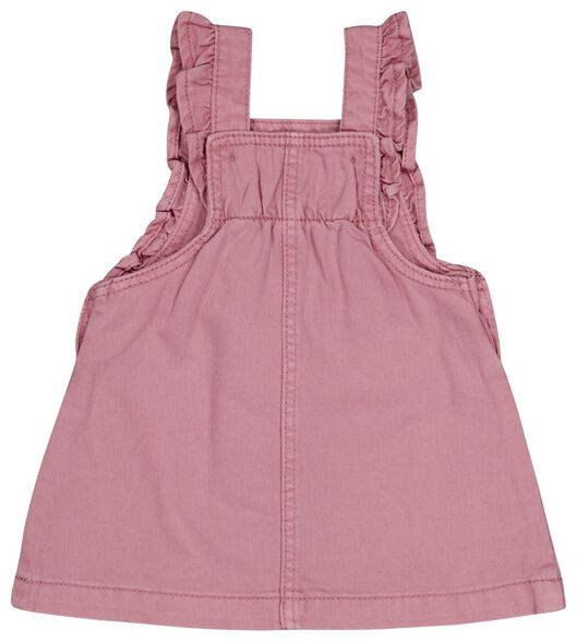 baby salopette jurk denim roze - 1000026316 - HEMA