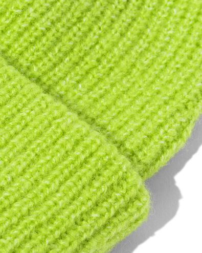 dames muts met wol lichtgroen - 16440081 - HEMA