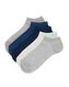 heren sokken met katoen mesh - 5 paar donkerblauw 39/42 - 4131841 - HEMA