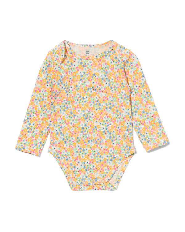 romper met stretch bloemen roze roze - 33311430PINK - HEMA