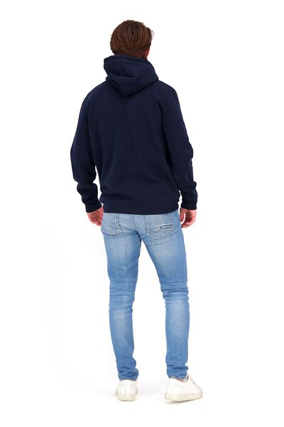 heren capuchonsweater donkerblauw - 1000020077 - HEMA