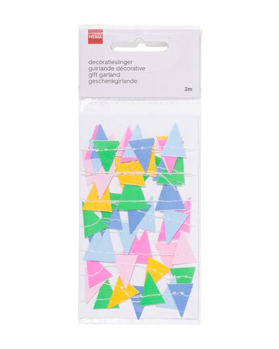 slinger met kleine vlaggetjes 200cm - 14740020 - HEMA