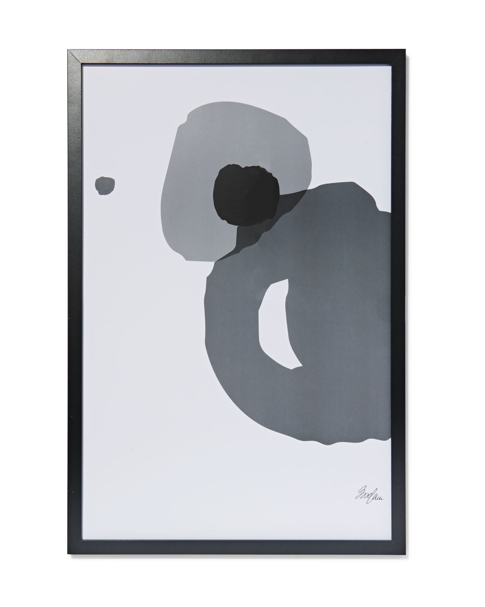 fotolijst 40x60 hout zwart - 13621041 - HEMA