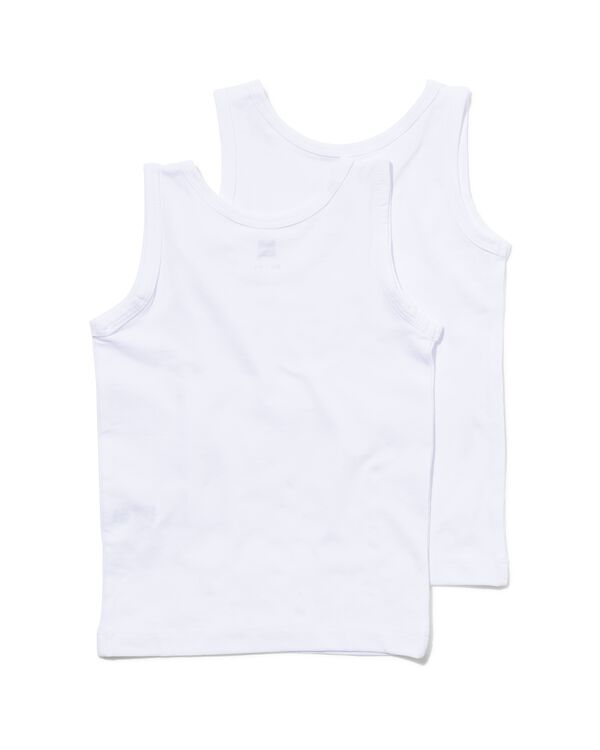 kinderhemden - 2 stuks wit wit - 1000001441 - HEMA