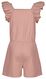 kinder jumpsuit met ruffles roze roze - 1000027928 - HEMA