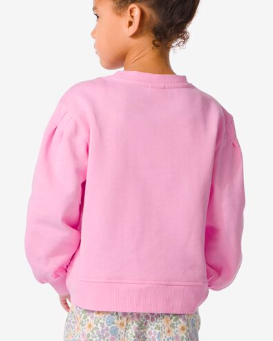 kindersweater met ballonmouw lichtroze 158/164 - 30832473 - HEMA