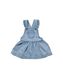 baby salopette jurk denim blauw - 1000029716 - HEMA