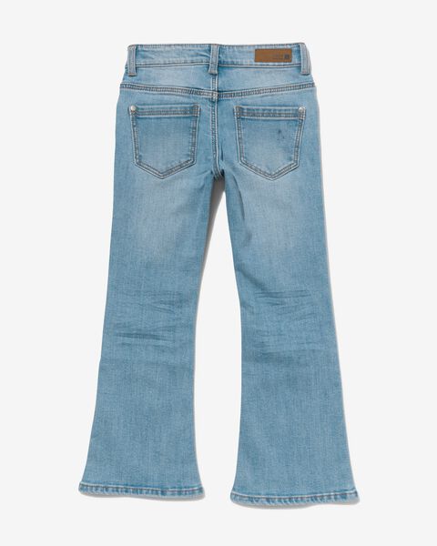 kinder jeans flared lichtblauw - 1000029676 - HEMA