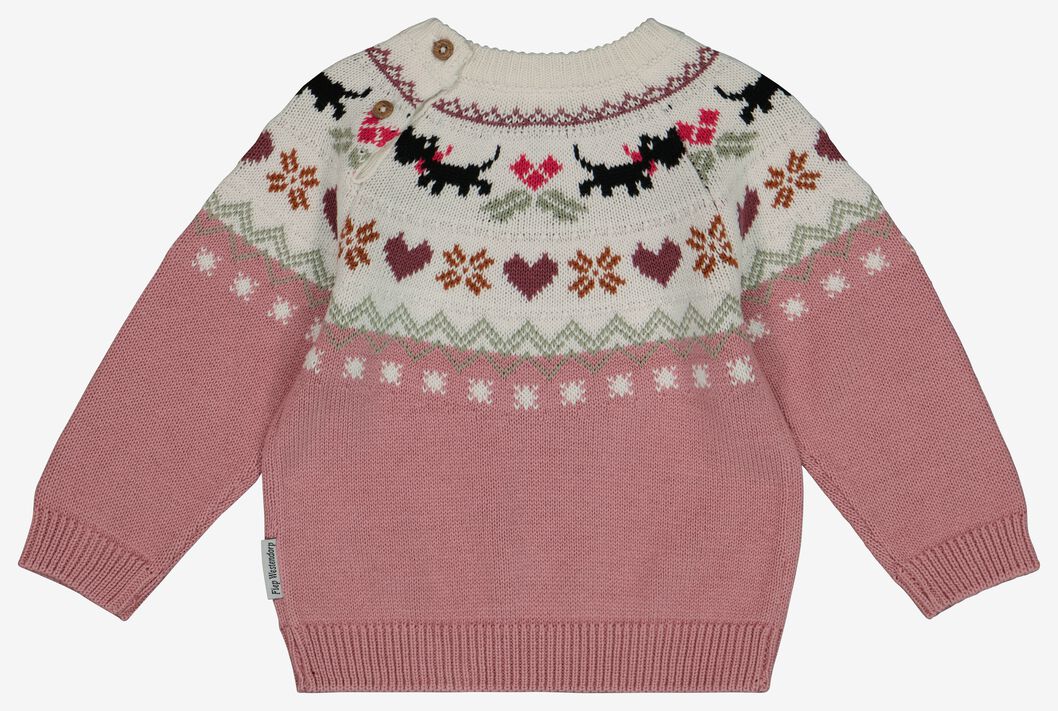 baby sweater Takkie lichtpaars - 1000029520 - HEMA