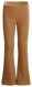 kinder legging rib flared bruin bruin - 1000028658 - HEMA