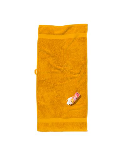 handdoek - 50 x 100 cm - zware kwaliteit - okergeel uni okergeel handdoek 50 x 100 - 5220022 - HEMA