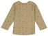 newborn shirt wafel zand - 1000028147 - HEMA