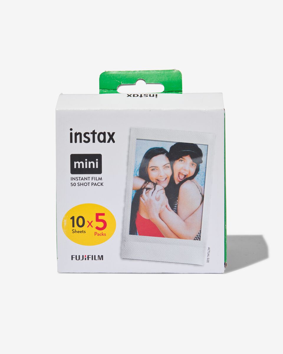 Ijveraar bijeenkomst Ondenkbaar Fujifilm instax mini fotopapier 50-pak - HEMA