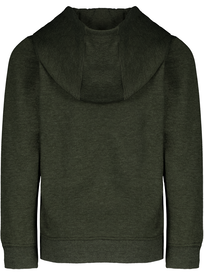 kinder sweater met capuchon donkergroen donkergroen - 1000028771 - HEMA