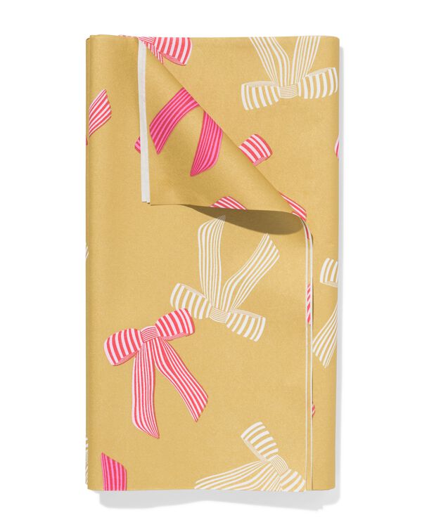 tafelkleed 138x220cm papier strikjes - 25600055 - HEMA