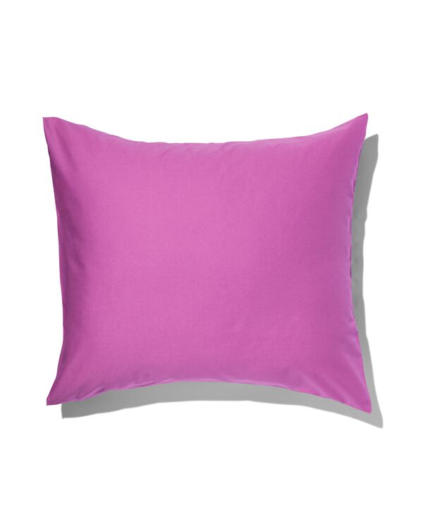 kussensloop 60x70cm zacht katoen violet - 5130018 - HEMA