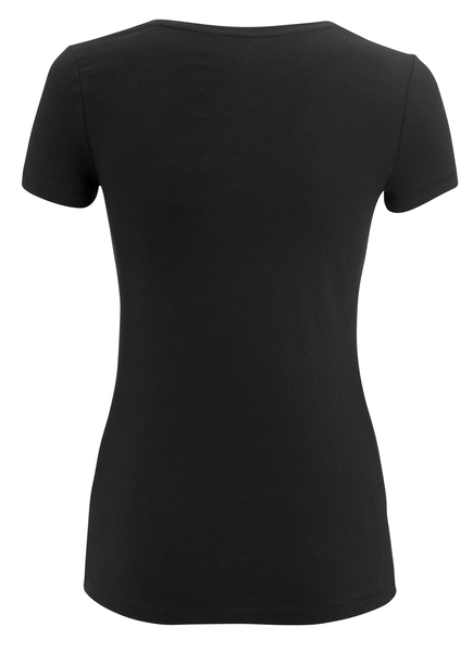 dames t-shirt zwart XL - 36301760 - HEMA