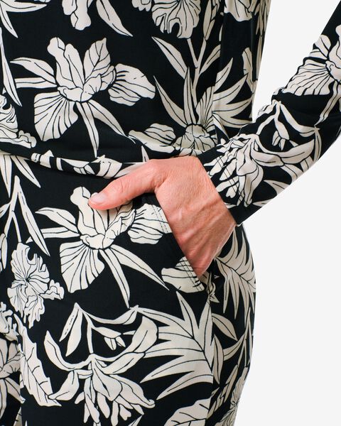 Inefficiënt Afgekeurd Cornwall dames broek Merry met hoge taille zwart - HEMA