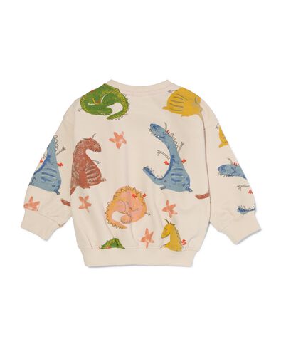 baby sweater draken ecru - 33178440ECRU - HEMA