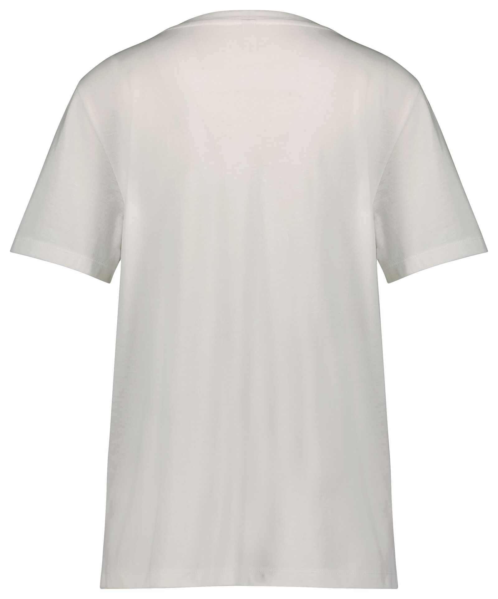 dames t-shirt Danila met bamboe wit wit - 1000027543 - HEMA