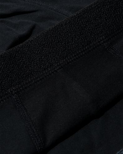 herenboxers kort real lasting cotton  - 2 stuks zwart M - 19175212 - HEMA