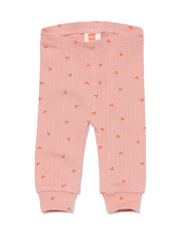 newborn shirt ajour roze roze - 1000032592 - HEMA