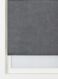 rolgordijn velvet verduisterend gekleurde achterzijde grijs grijs - 1000031862 - HEMA