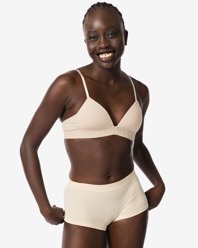 damesboxer naadloos rib nude nude - 21950204NUDE - HEMA