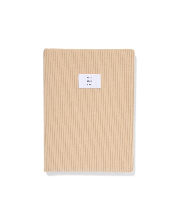 notitieboek A5 ribstof 'ideas' - 14540256 - HEMA
