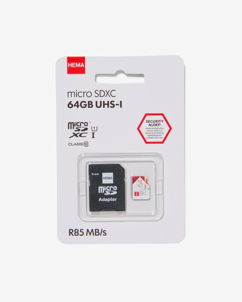 micro SD geheugenkaart 64GB - 39520012 - HEMA