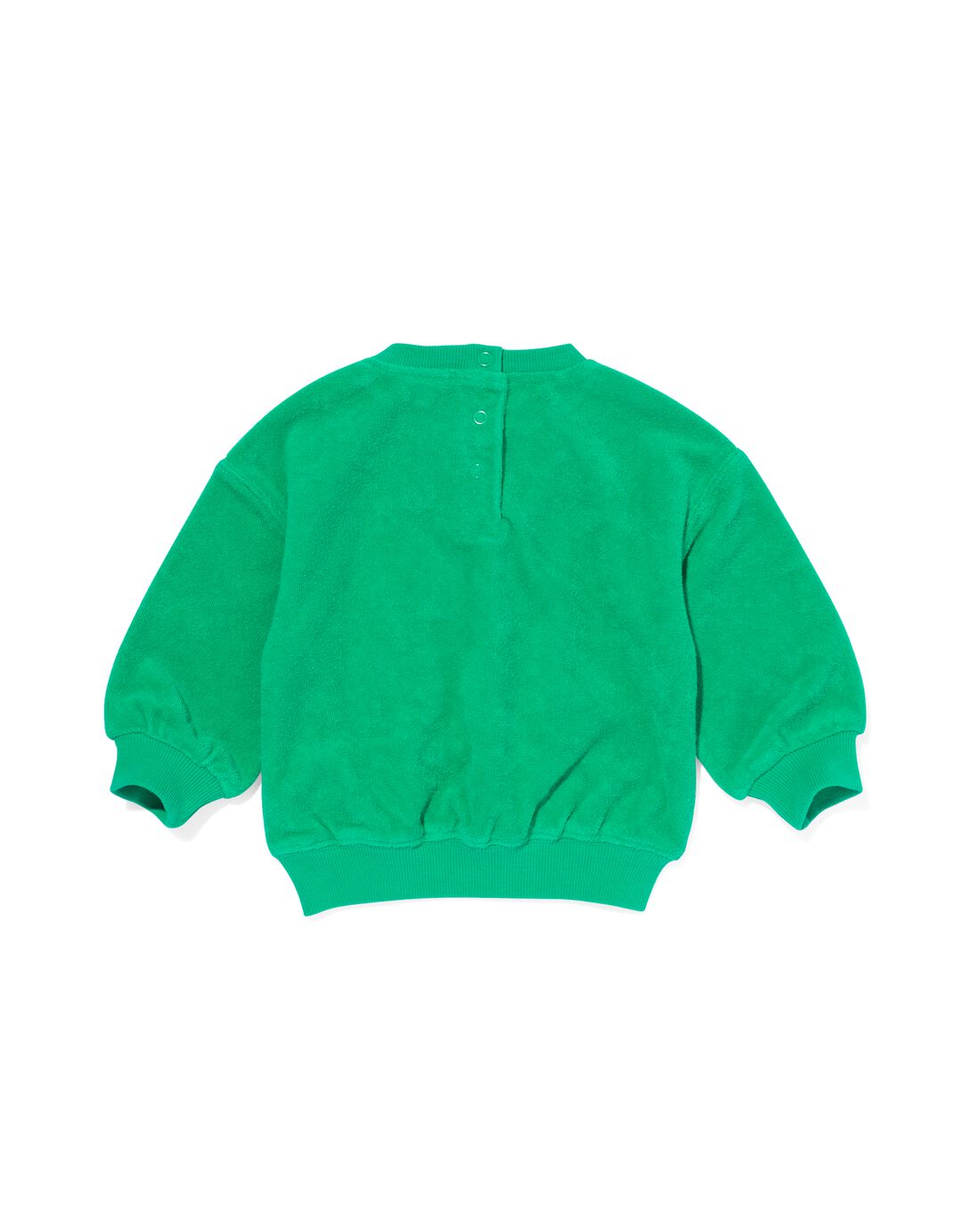 HEMA Baby Sweater Gezichtje Groen (groen)
