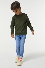 kinder sweater groen groen - 1000028339 - HEMA