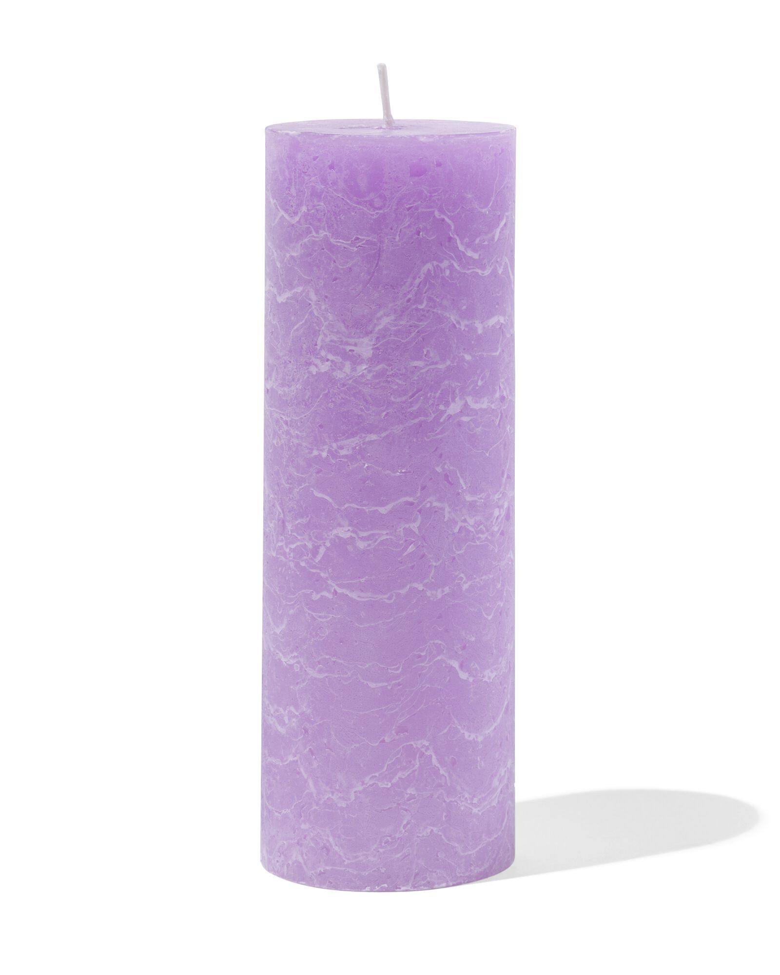 rustieke kaars Ø7x19 lila lila 7 x 19 - 13502832 - HEMA
