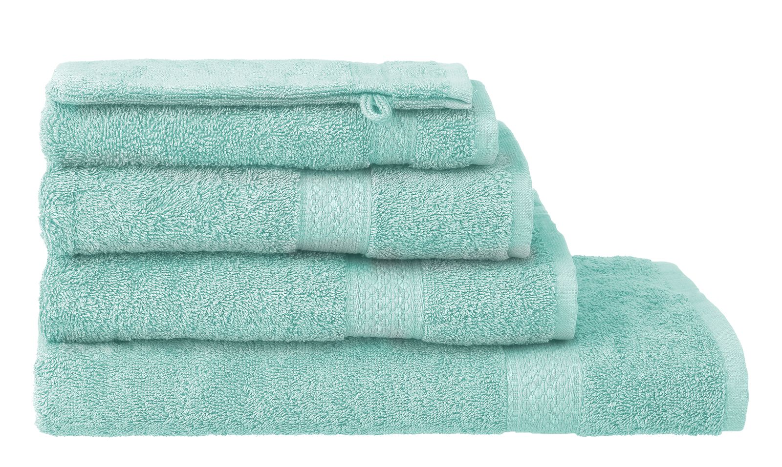 handdoeken - zware kwaliteit mintgroen - 1000015172 - HEMA
