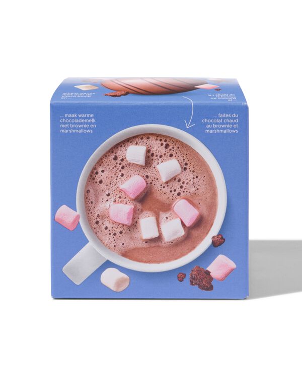 choco bomb melkchocolade met brownie en marshmallow - 24562251 - HEMA