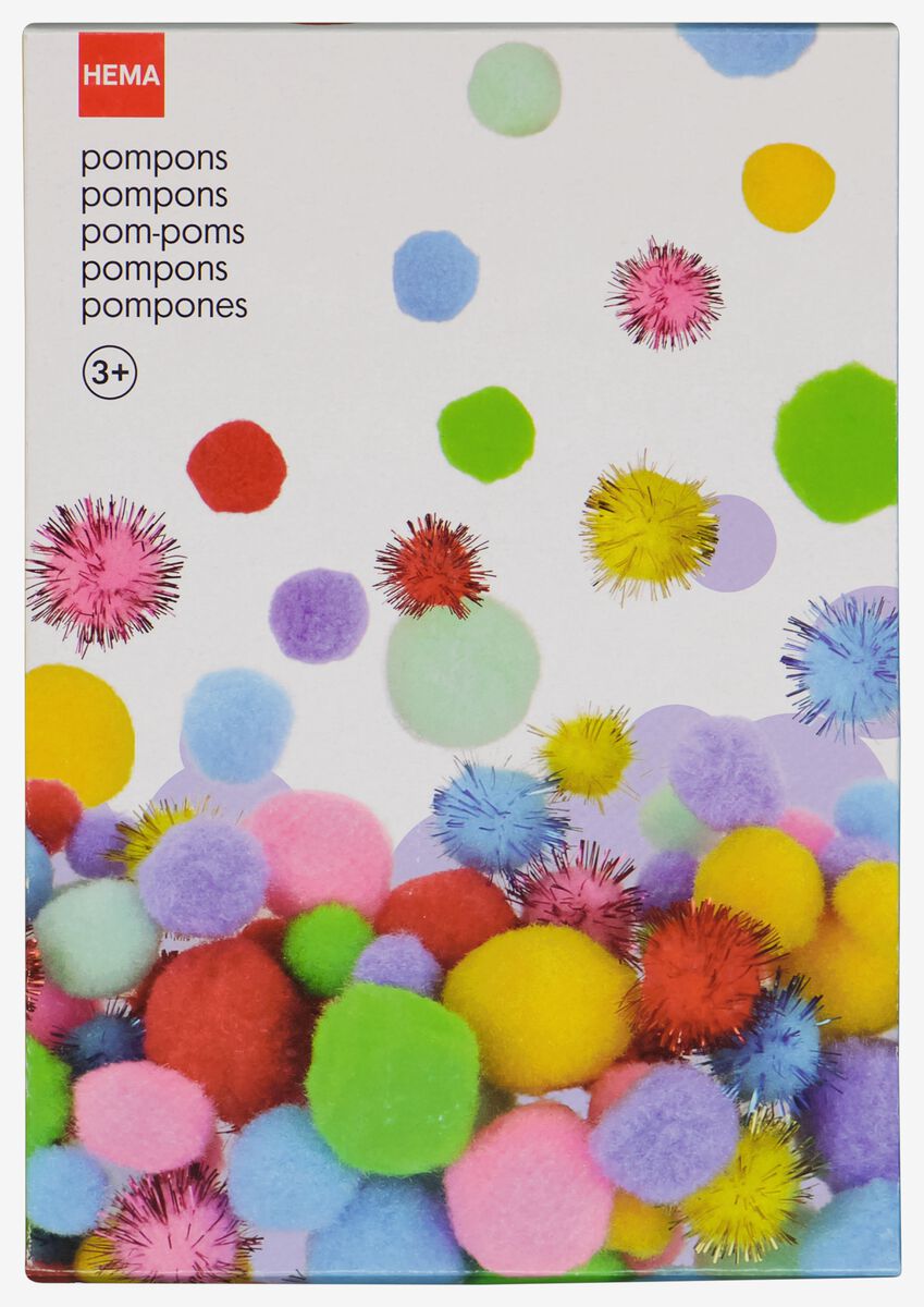 pompons knutselset -
