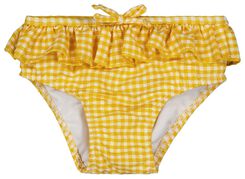 baby bikinibroekje ruiten geel geel - 1000026815 - HEMA