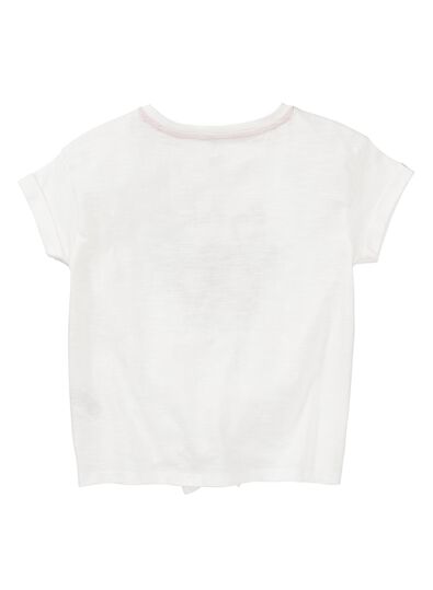kinder t-shirt gebroken wit 110/116 - 30863133 - HEMA