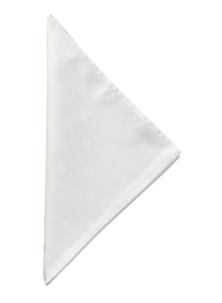 HEMA Servet - 48 X 48 - Katoen - Wit Stip (wit) HEMA Servet - 48 X 48 - Katoen - Wit Stip (wit)