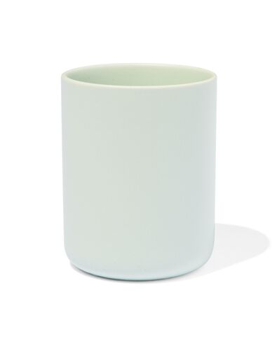 beker mat aardewerk groen Ø8x10 - 80330028 - HEMA