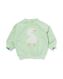 babysweater met badstof gans mintgroen 86 - 33038455 - HEMA