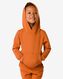 kinder hoodie met kangeroezak bruin bruin - 1000032255 - HEMA