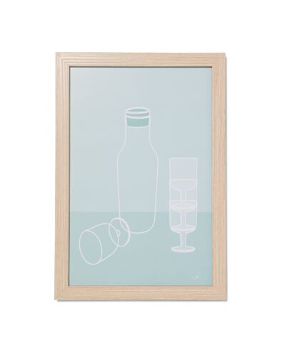 fotolijst 20x30cm naturel hout 20 x 30 hout - 13611133 - HEMA