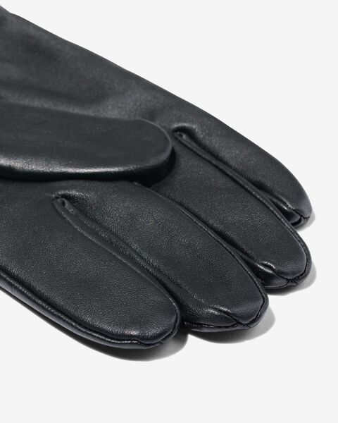 Intuïtie converteerbaar Kangoeroe heren handschoenen met touchscreen leer - HEMA