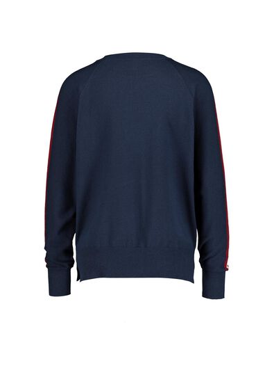 damessweater donkerblauw - 1000014857 - HEMA