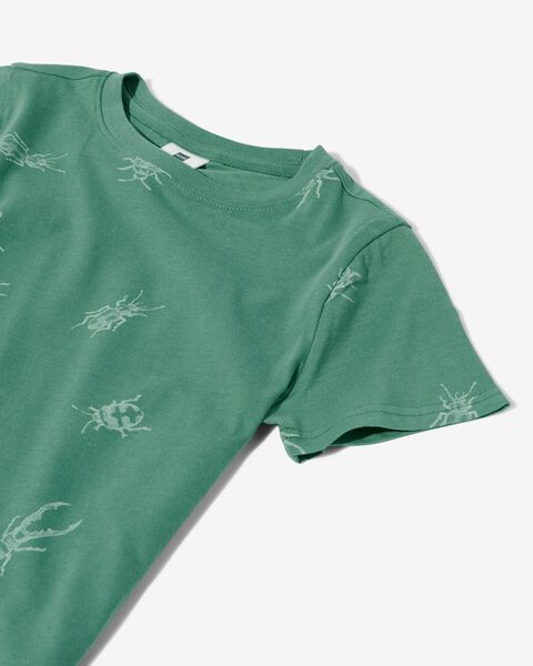 kinder t-shirt insecten groen 110/116 - 30767647 - HEMA