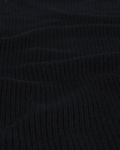 dames pullover Louisa rib zwart L - 36208218 - HEMA