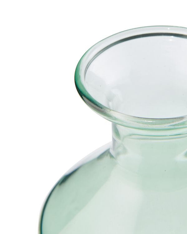 vaasje glas Ø7x10 groen - 13323016 - HEMA