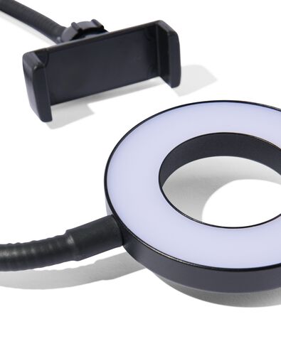 ringlicht met houder Ø8.8cm - 39600087 - HEMA