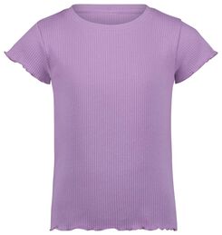 kinder t-shirt rib lila lila - 1000027124 - HEMA